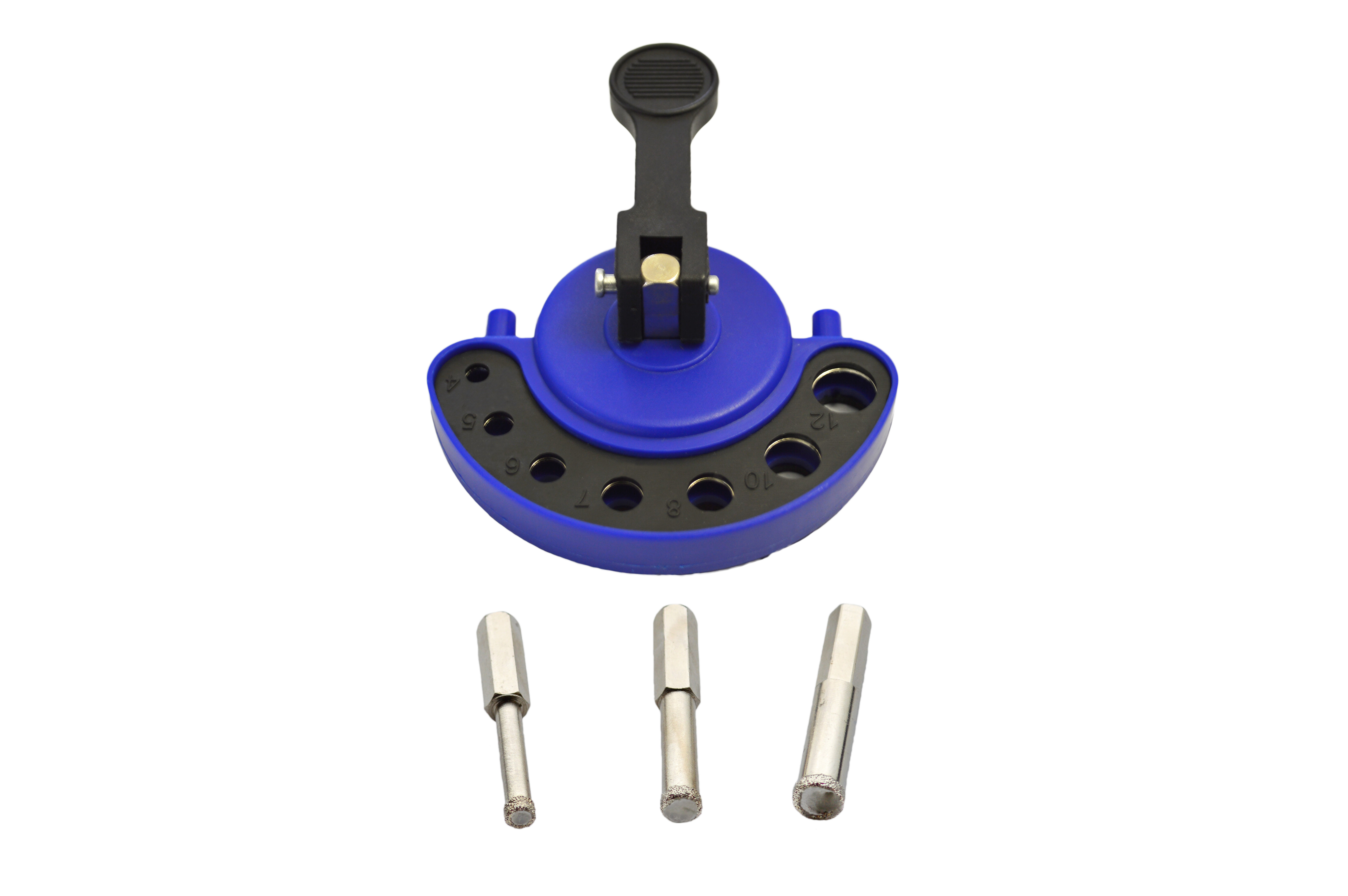 Dry Cut Diamond Drill Bit Kit with Guide Vitrex