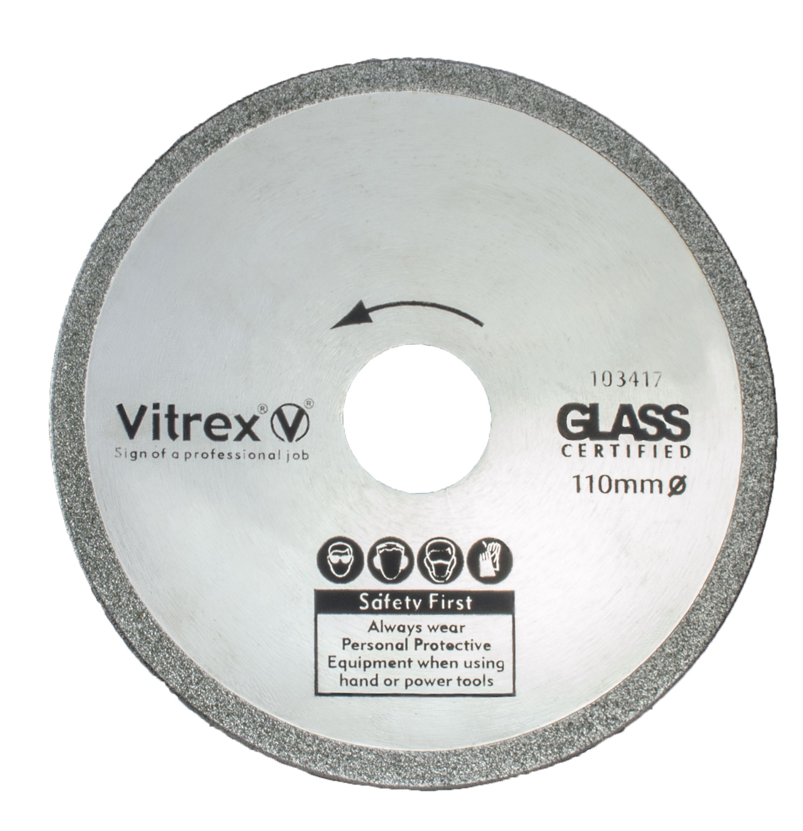 Diamond Blade 110mm Glass