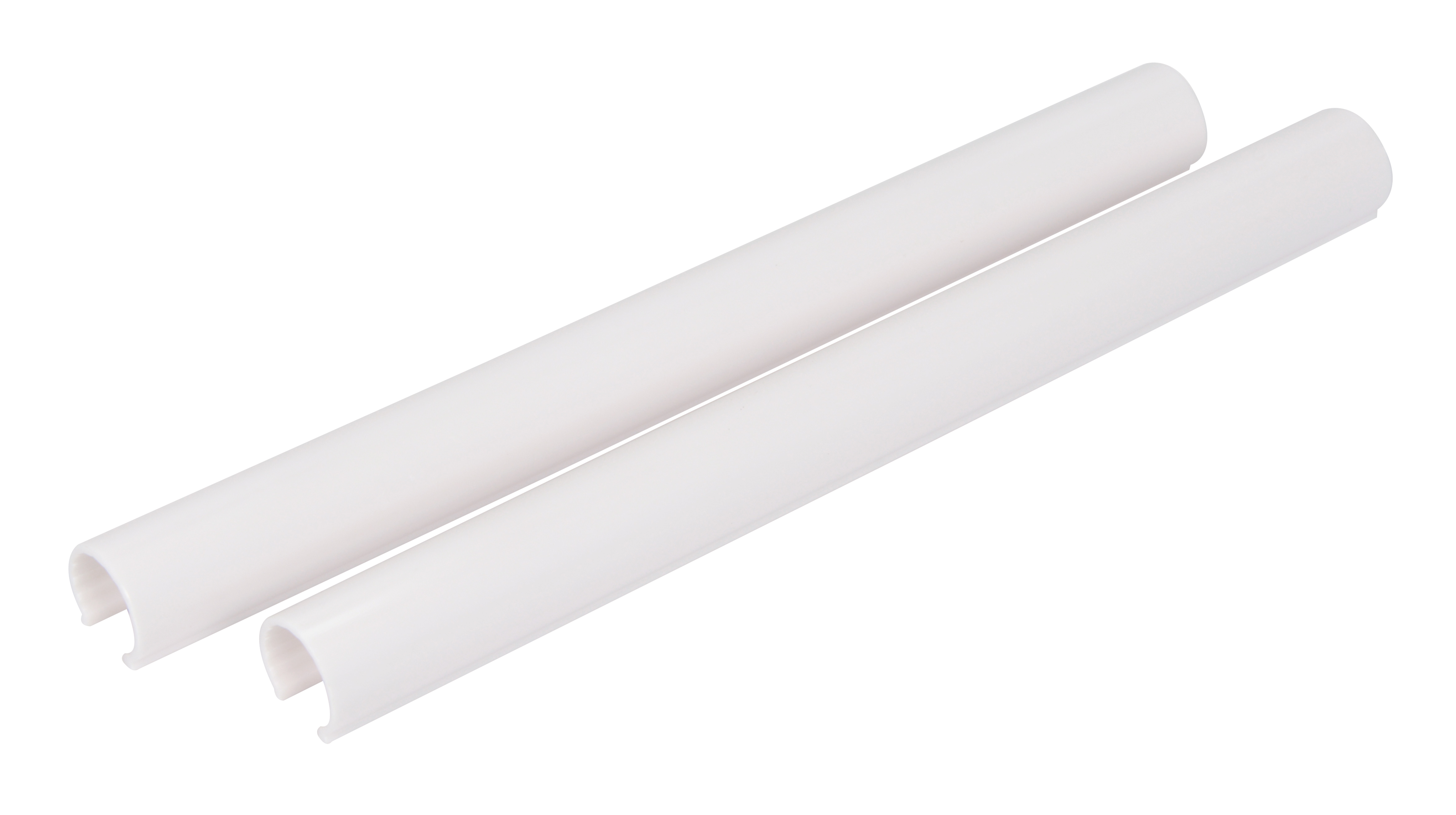 Plastic Pipe Covers - White