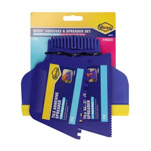 Set Of 4 Rubber Grout Spreaders / Squeegees | 150mm (6"), 200mm (8"), 250mm (10"), 300mm (12") | For Tiling Wall & Floor DIY