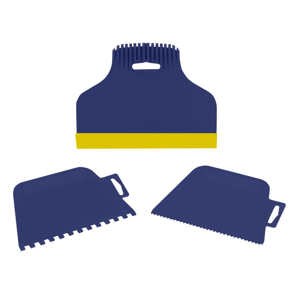 Grout Squeegee and Adhesive Spreader Set