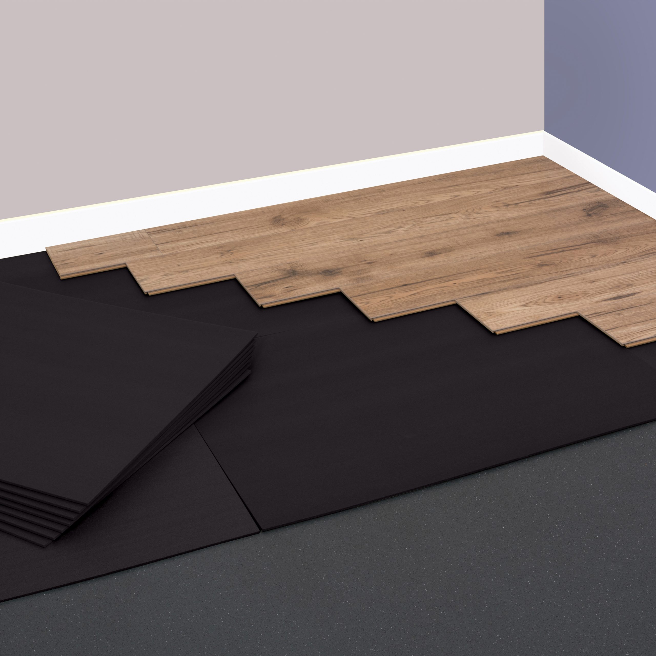 Premium Underlay Board 9.76m2 for Laminate, Engineered and Solid Wood Flooring 