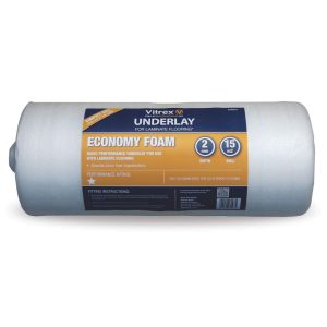 Economy Foam Underlay 15m2 Roll for Laminate Flooring