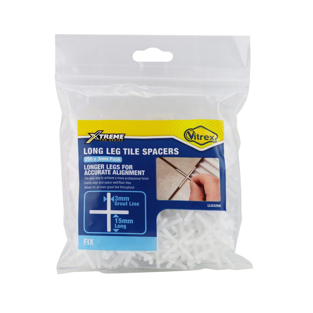 Professional Long Leg Tile Spacers (2mm - 5mm)