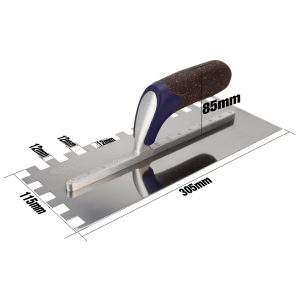 Cork Handle Professional Adhesive Trowels 
