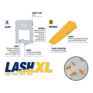 LASHXL Tile Levelling System (For Walls and Floors)