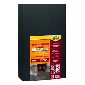 6mm Premium Underlay For Wood and Laminate Floors - 9.76m2