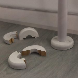 Real Wood Pipe Surrounds - White
